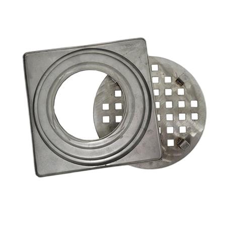 SANSICO STAINLESS STEEL GRATING DIAMOND ROUND S2DMRR 6"X6"