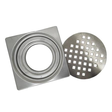 SANSICO STAINLESS STEEL GRATING DIAMOND ROUND S2DMRR 6"X6"