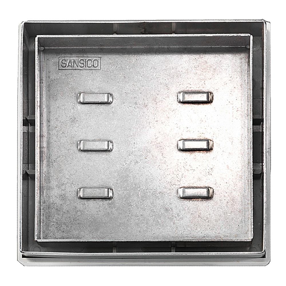 SANSICO STAINLESS STEEL GRATING TILE TRAY S2-SSTTR 6"X6"