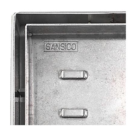SANSICO STAINLESS STEEL GRATING TILE TRAY S2-SSTTR 6"X6"