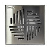 SANSICO STAINLESS STEEL GRATING CHEQUER PLASTIC COLLAR S2CQS2R 6"X6"