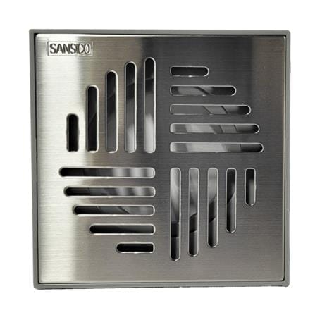 SANSICO STAINLESS STEEL GRATING CHEQUER PLASTIC COLLAR S2CQS2R 6"X6"