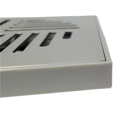 SANSICO STAINLESS STEEL GRATING CHEQUER PLASTIC COLLAR S2CQS2R 6"X6"
