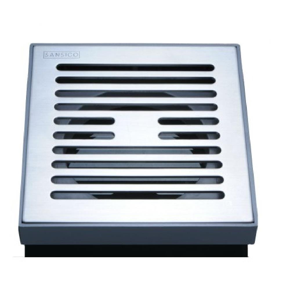 SANSICO STAINLESS STEEL GRATING BAMBOO PLASTIC COLLAR S2BB1R 6"X6"