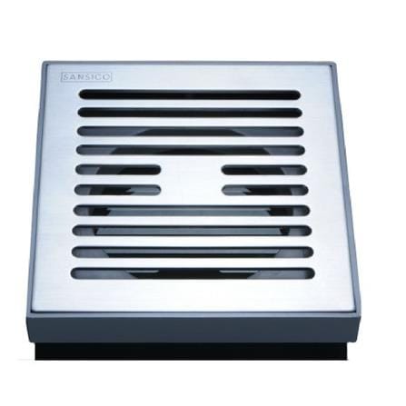SANSICO STAINLESS STEEL GRATING BAMBOO PLASTIC COLLAR S2BB1R 6"X6"