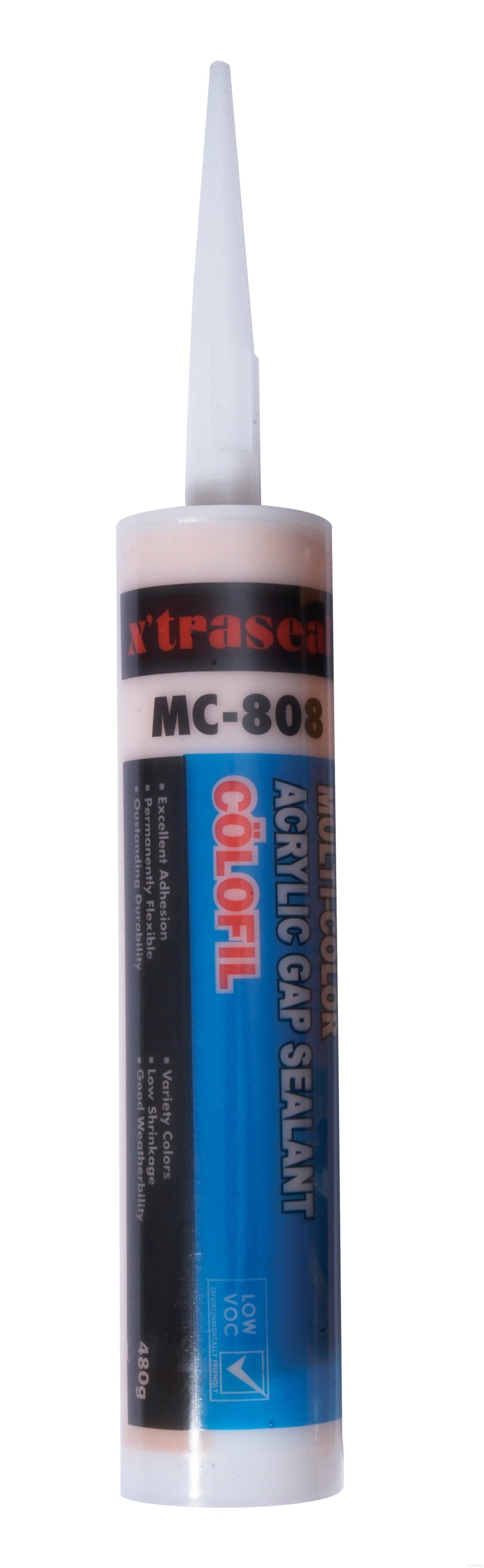 X'TRASEAL ACRYLIC SEALANT 480G MC-808 GY