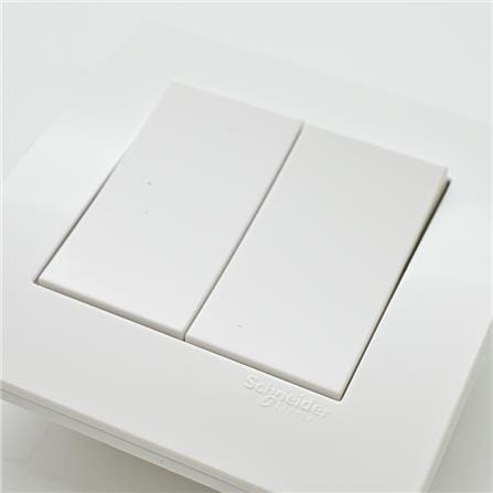 VIVACE 16AX 250V 2 GANG 1 WAY SWITCH SCHNEIDER