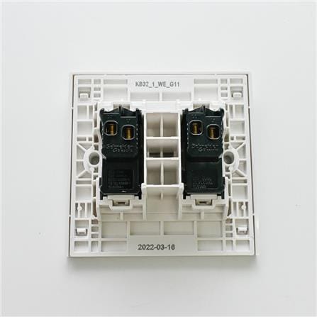 VIVACE 16AX 250V 2 GANG 1 WAY SWITCH SCHNEIDER
