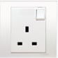 VIVACE 13A 250V 1 GANG SWITCHED SOCKET SCHNEIDER