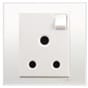 SCHNEIDER VIVACE 15A 250V 1 GANG SWITCHED SOCKET (SINGLE SOCKETS)  KB15/15