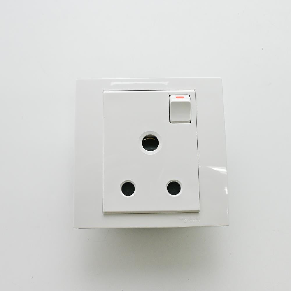 SCHNEIDER VIVACE 15A 250V 1 GANG SWITCHED SOCKET (SINGLE SOCKETS)  KB15/15