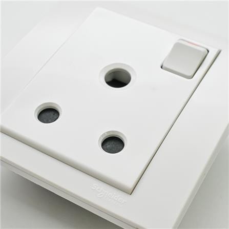 SCHNEIDER VIVACE 15A 250V 1 GANG SWITCHED SOCKET (SINGLE SOCKETS)  KB15/15