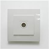 SCHNEIDER VIVACE 1 GANG TV CO-AXIAL OUTLET -TV/AUDIO KB31TV