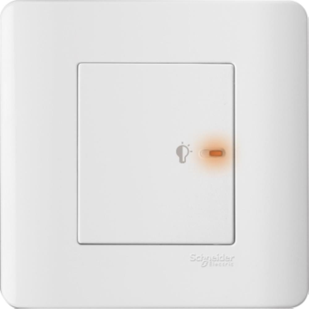 SCHNEIDER 1 GANG DIMMER SWITCH WITH LED E8431EPD4 WHITE
