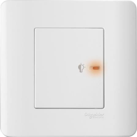 SCHNEIDER 1 GANG DIMMER SWITCH WITH LED E8431EPD4 WHITE