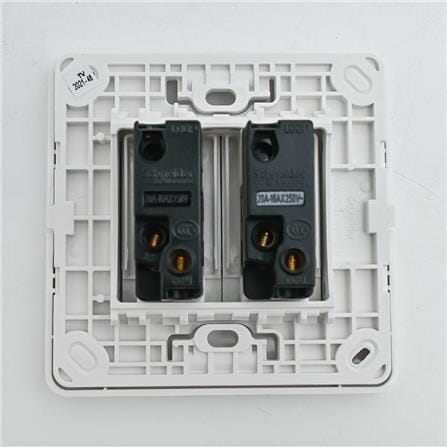 ZENCELO 2 GANG 1 WAY SWITCH WE SCHNEIDER