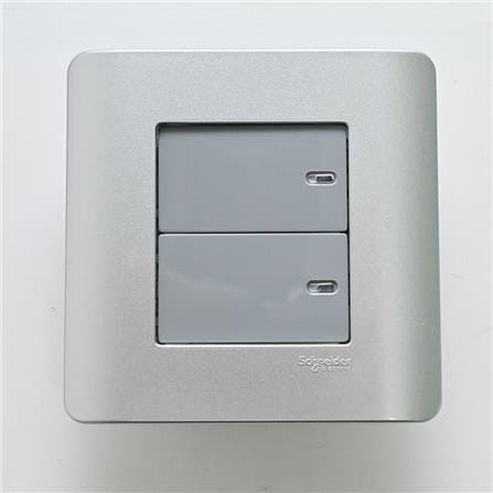 ZENCELO 2 GANG 2 WAY SWITCH SA SCHNEIDER