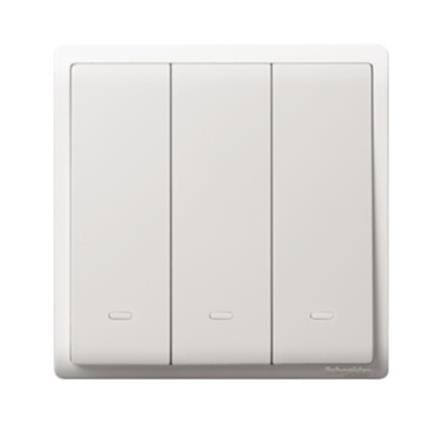 SCHNEIDER PIENO 3 GANG 2 WAY SWITCH E8233L2F WHITE G11