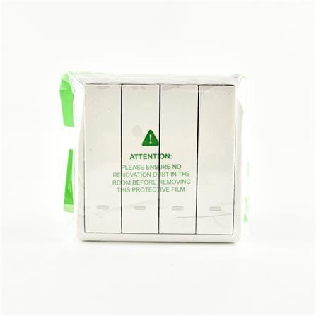 SCHNEIDER PIENO 4 GANG 1 WAY SWITCH WHITE E8234L1F G11