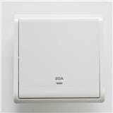 SCHNEIDER PIENO 20A 1 GANG DOUBLE POLE  SWITCH WHITE