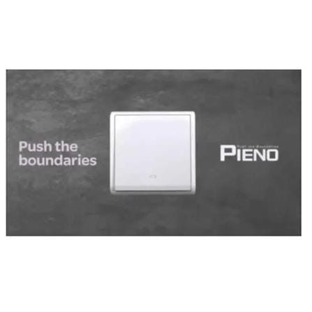 SCHNEIDER PIENO 1 GANG 1 WAY SWITCH WHITE  E8231L1F G11