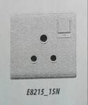SCHNEIDER PIENO 15A 1 GANG 3 ROUND PIN SWITCH SOCKETS E8215 15C WHITE G11