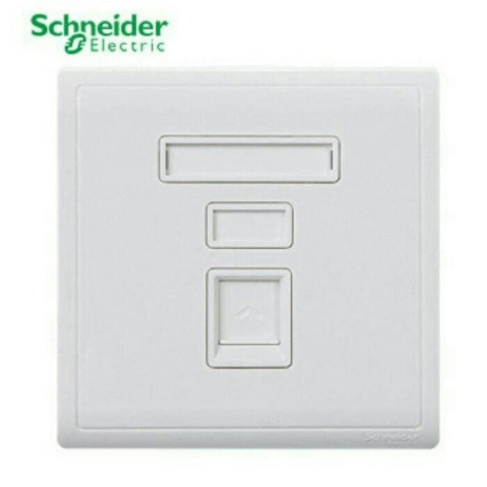 SCHNEIDER TELEPHONE SOCKETS 1 GANG E8231RJS4 WHITE G11