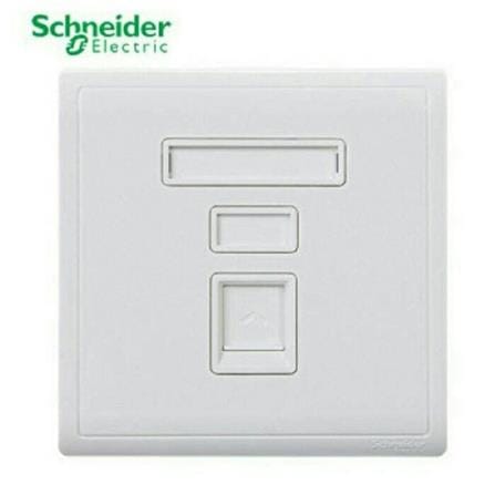 SCHNEIDER TELEPHONE SOCKETS 1 GANG E8231RJS4 WHITE G11