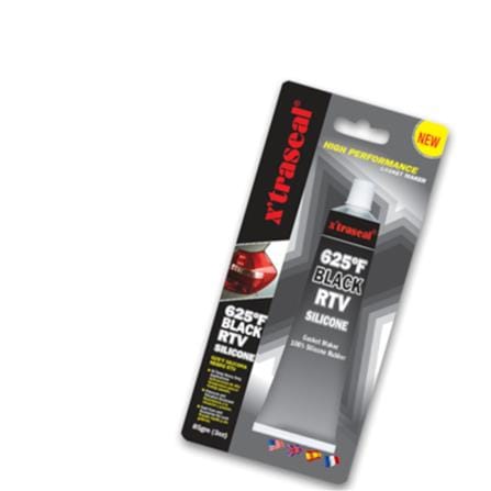 X'TRASEAL 625F BLACK RTV SILICONE GASKET MAKER. 85GM