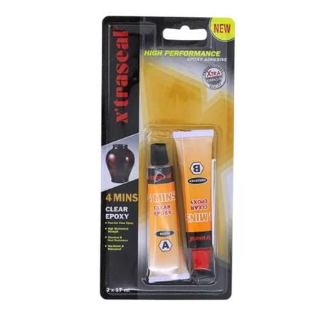 X'TRASEAL 4MINS CLEAR EPOXY 2x17ML