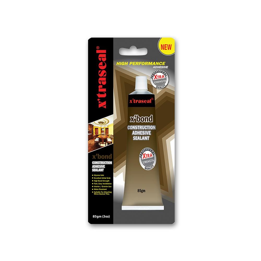X'TRASEAL XBOND CONSTRUCTION ADHESIVE SEALANT 85GM