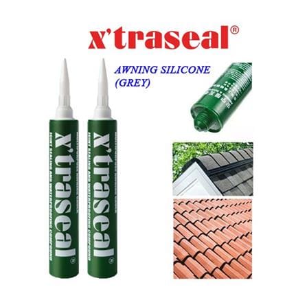 X'TRASEAL AWNING & ROOFING CAULK SEALANT 300ML GREY