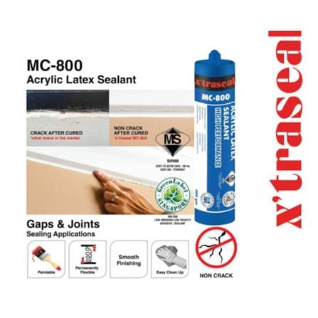 X'TRASEAL ACRYLIC LATEX SEALANT MC800 WHITE
