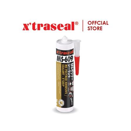 X'TRASEAL POLYMER ADHESIVE SEALANT X'GRIP 290ML MS609 WHITE