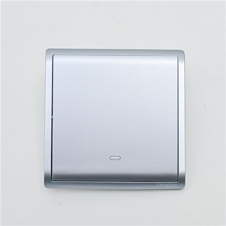 SCHNEIDER PIENO 1 GANG 2 WAY SWITCH LAVENDER SILVER  E8231L2F G11