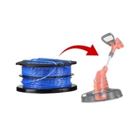 BLACK & DECKER REPLACEMENT SPOOL & DUAL LINE (2X6M - 1.6MM) A6441-XJ