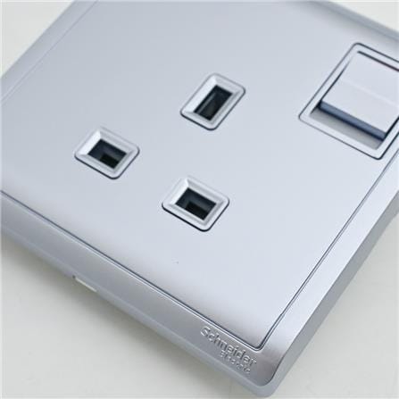 PIENO 13A 1 GANG SWITCH SOCKET LS SCHNEIDER