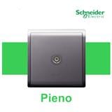 SCHNEIDER PIENO 1 GANG TV SOCKET TV/AUDIO SOCKET E8231TV LAVENDER SILVER G11