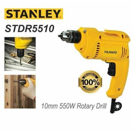 STANLEY ROTARY DRILL 10MM 550W STDR5510 YELLOW