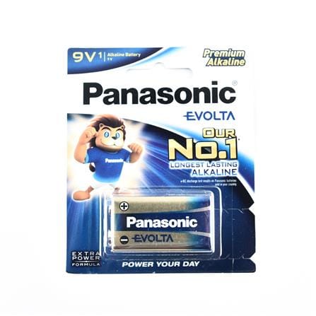 9V ALKALINE BATTERY PANASONIC 6LR61EGM/1B