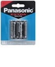 EXTRA AAA1.5V ZINC CARBON BATTERY PANASONIC UM4SHD/8B2F BLACK