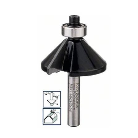 BOSCH CHAMFER BIT-BALL BEARING ROUTER BIT 2608628416