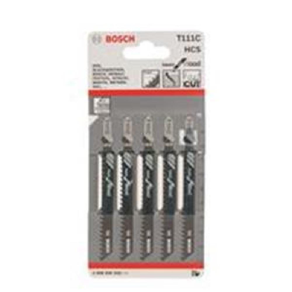BOSCH JIGSAW BLADE  T111C (Corse Quick Cut) (Wood) 2-30mm 5PCS/PACK