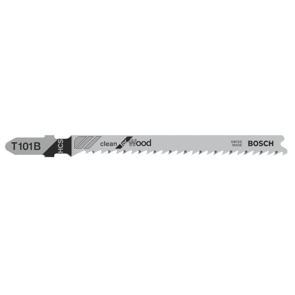BOSCH JIGSAW BLADE T101B (Fine Straight Cut)(Wood) 4 - 30mm 5PCS/PACK