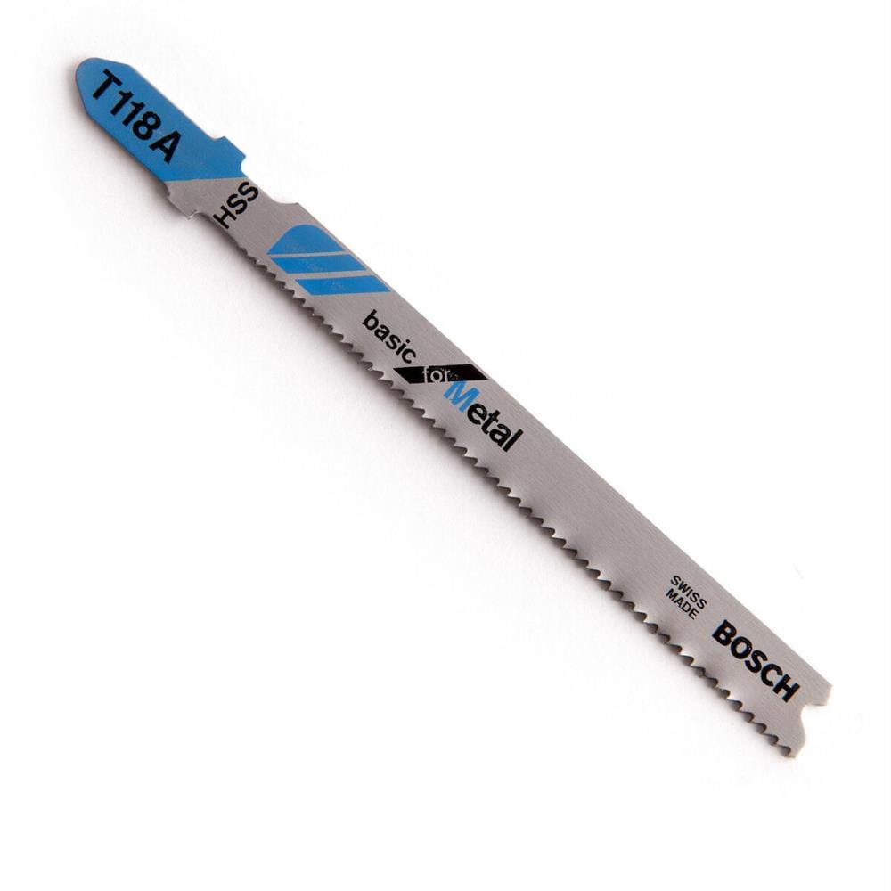 BOSCH JIGSAW BLADE T118A (Straight Cut)(Metal) 1.5 - 3.0mm 5PCS/PACK