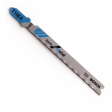 BOSCH JIGSAW BLADE T118A (Straight Cut)(Metal) 1.5 - 3.0mm 5PCS/PACK