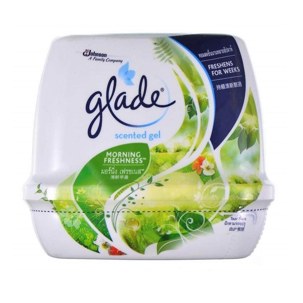 GLADE SCENTED GEL 180G MORNING FRESHNESS