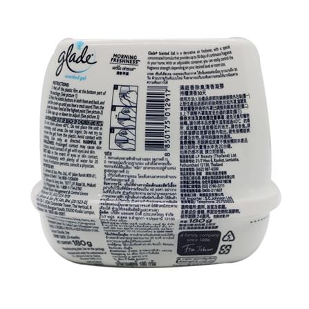 GLADE SCENTED GEL 180G MORNING FRESHNESS