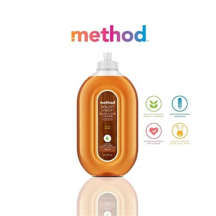 METHOD SQUIRT + MOP WOOD FLOOR CLEANER 739ML