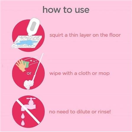 METHOD SQUIRT + MOP HARD FLOOR CLEANER 739ML